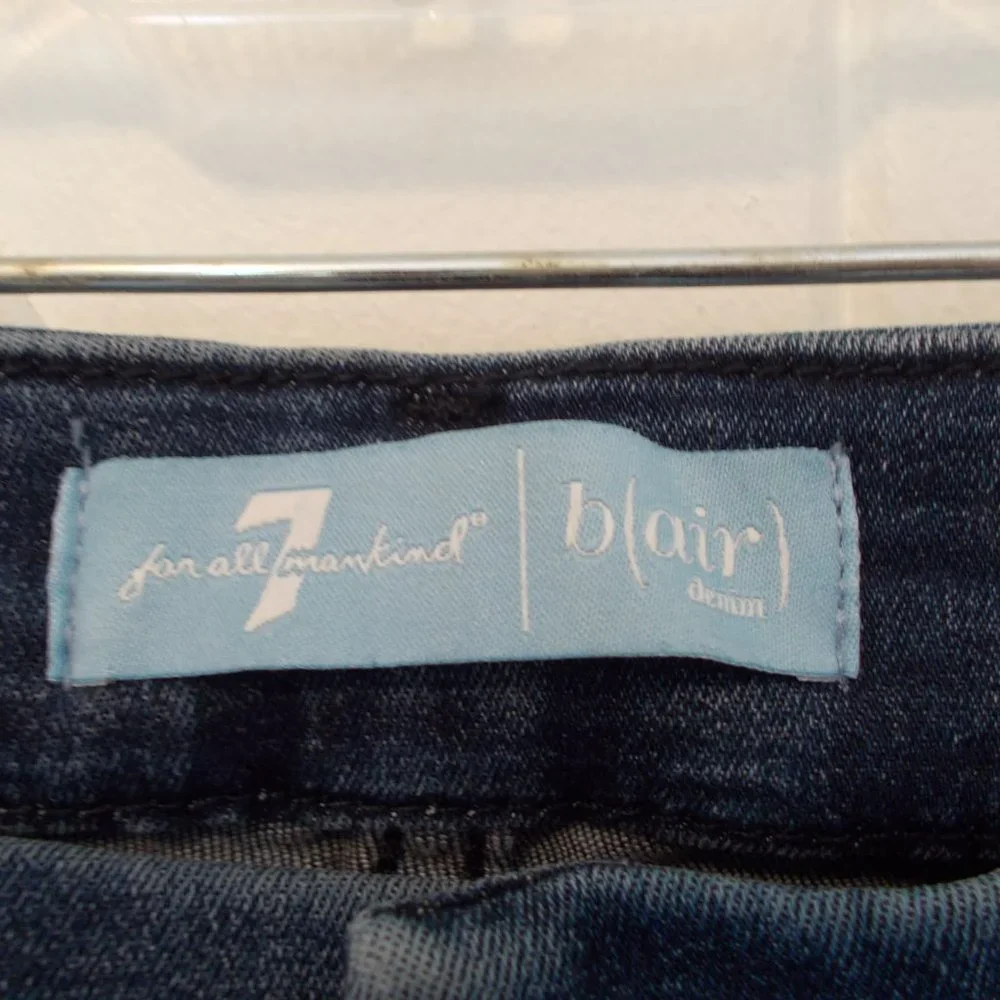 7 For All Mankind B(air) Aubrey Hi Rise Denim‎ Jeans Women's Size 28